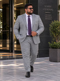 Traje Gris Talle Especial