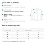 T-shirt Buzo Combinado Manga Corta Sky & Sea Talle Especial