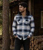 Camisa Tipo Campera Leñadora Forrada Con Capucha
