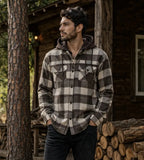 Camisa Tipo Campera Leñadora Forrada Con Capucha