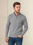 Remera Buzo Medio Cierre Talle Grande