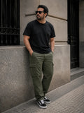 Pantalon Cargo Urban Gabardina Talle Americano Talle Especial