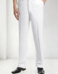 Pantalon De Vestir Blanco Talle Especial