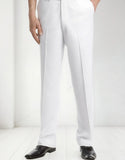 Pantalon De Vestir Blanco Talle Especial