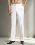 Pantalon De Vestir Blanco Talle Especial
