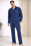 Pijama De Hombre Abrigado Manga Larga Afelpado