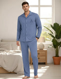 Pijama De Hombre Abrigado Manga Larga Afelpado