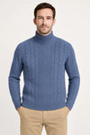 Polera Abrigo Cuello Alto Tipo Rompeviento Slim Fit