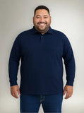 Remera Talle Especial Big T Manga Larga 7xl Y 8xl