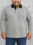 Remera Talle Especial Big T Manga Larga 7xl Y 8xl