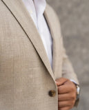 Saco Sport Beige Talle Especial