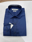 Camisa Sin Bolsillo Entallada Slim Fit Fantasia Al Tono