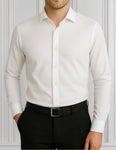 Camisa Sin Bolsillo Entallada Slim Fit Fantasia Al Tono