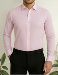 Camisa Sin Bolsillo Entallada Slim Fit Fantasia Al Tono