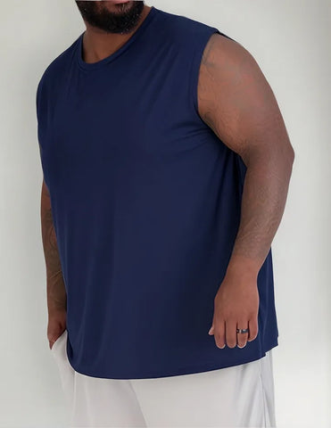 Sudadera Buzo Sin Mangas Talle Especial Sky & Sea