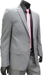 Traje Semi Entallado Gris Intermedio