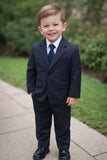 Traje Niño Saco Y Pantalon Azul Marino San Diego