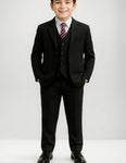 Traje Niño Completo Con Chaleco Camisa Y Corbata Vestir