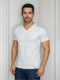 T-shirt Buzo Lycra Y Algodon Manga Corta Escote En V