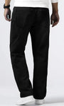 Vaquero Jean Clasico Basefield Color Negro Con Spandex
