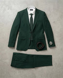 Traje Semi Entallado Verde
