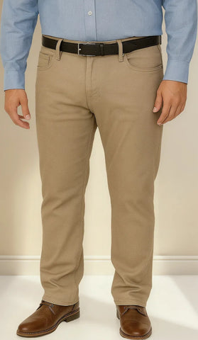 Pantalon Vaquero Gabardina Algodon Y Elastano