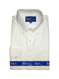 Camisa Oxford Blanca Manga Larga