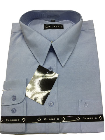 Camisa oxford celeste Oferta