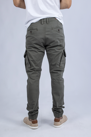 PANTALON CARGO C/ PUÑO VERDE