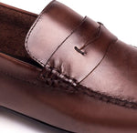 Mocasin Porteño Cuero Zapato Calzado Hombre