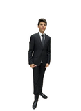 Traje Juvenil Semi Entallado Slim Fit Negro