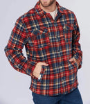 Camisa Polar Tipo Campera Cuadros Legacy